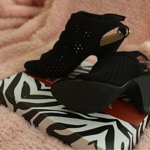 Hot Tomato Black Women's Heels